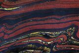 Polished Tiger Iron Stromatolite - ( Billion Years) #75860-1